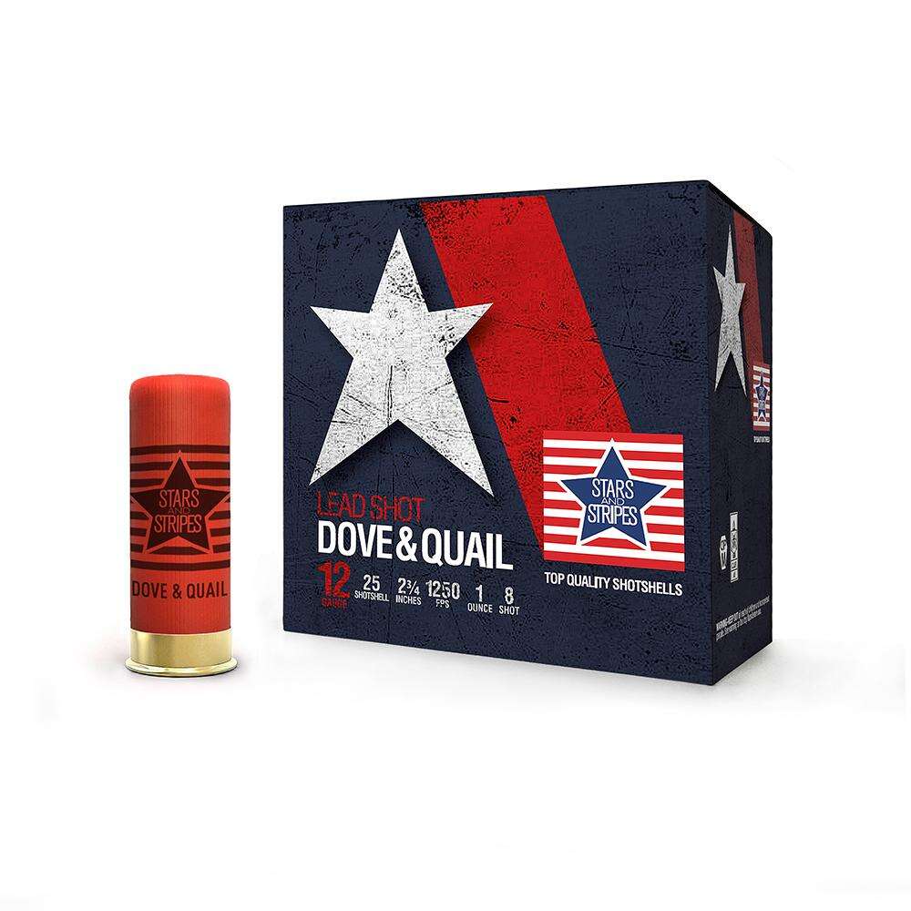 Ammunition TRZ Trading Inc. Ready Series 12Gauge2.75" DOVE & QUAIL 12ga 2 3/4 1 oz. #8 Shot 1250FPS 25RD